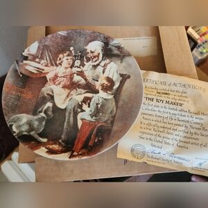 The Toy Maker's Workshop Collector Plate